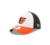 MLB Baltimore Orioles Team Classic Home 39Thirty Stretch Fit Cap Schwarz/Wei Gro /X-Gro