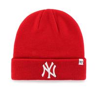 MLB New York Yankees '47 Brand Cuffed Knit Hat Beanie - Rot
