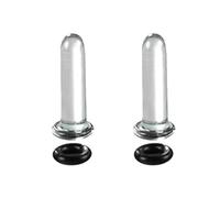 Mllepjdh Glass Ear Stretching Set Single Flare Plugs Gauges for Ears with O Rings Expander Jewelry for Trendy Women and Men Trendy Piercing Accessories