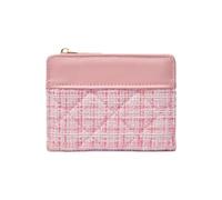 Mllepjdh Women's Large Capacity PU Leather Wallet Korean Bifold Compact Purse with Multiple Card Slots for Daily Use Ladies Purse Money Bag