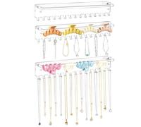 Mlllokfki Schmuck-Aufbewahrungsregal, dekorativer Schmuck-Organizer, Armband-Präsentationsregal, Schlafzimmer-Schmuckhalter, Wand-Schmuckaufbewahrung, Heimschmuck-Organizer, elegante