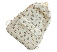 MLqkpwy Rucksack mit niedlichem Schleifenmuster, 32 x 15 x 43 cm, Schultasche für Schüler, Teenager, Mädchen, Rucksack, passt problemlos auf ein Notizbuch und andere Must-Haves, wodurch sie für die