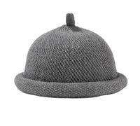 MLWSKERTY Roll Brims Skull Hat For Everyday Wear Nondeform Thickened Warm Brimless Hat For Adult Unisex Winter Autumn Daily Headwear Winter Beanies Caps