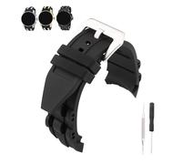 MMBAY Ersatz-Uhrenarmbänder aus Gummi, 26 mm, passend für Invicta Pro Diver 6977, 6981, 6983, 6985, 6995, 21930, 90082, 17887, 22309, Silikon-Armband für Damen und Herren, wasserdichtes