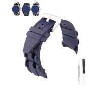 MMBAY Ersatz-Uhrenarmbänder aus Gummi, 26 mm, passend für Invicta Pro Diver 6977, 6981, 6983, 6985, 6995, 21930, 90082, 17887, 22309, Silikon-Armband für Damen und Herren, wasserdichtes