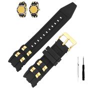 MMBAY Gummi-Uhrenarmbänder, 26 mm, kompatibel mit Invicta Pro Diver 6977, 6981, 6983, 6985, 6995, 21930, 90082, Silikon-Armband für Damen und Herren, wasserdichtes Armband, Uhrenzubehör mit