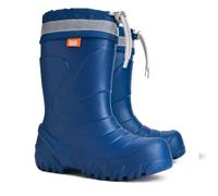 demar. Kinder Mädchen Jungen Gummistiefel Wolle gefüttert Regenstiefel leichtes Eva Material Blau 30/31 EU