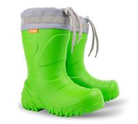 demar. Eva federleichte Kinder Gummistiefel mit Stulpe gefüttert Mammut-S (32/33, Hellgrün)