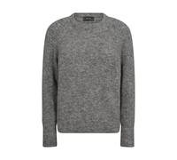 MOS MOSH Strickpullover mit Rundhalsausschnitt Modell 'Tammy' in Mittelgrau Melange, Größe S
