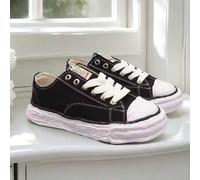 MMY Classic Ice Cream Sole + Toe Melting Design Women's Melting Sneakers, Japanese-style Thick Sole Height-increasing Lace-up Closure, Celebrity-inspi