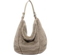 Mnbfc Plüschtasche Damen Handtasche Kunstfell: Plüsch Tasche Felltasche Puffer Tote Bag Puffer Tasche Damen Fuzzy Geldbörse für Damen Crossbody Geldbörse (Khaki)