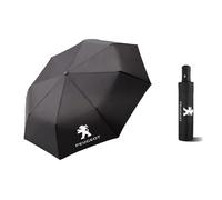 MNBHJGR Auto Regenschirm für Peugeot 207CC 208 308 308CC 508 2008 3008 5008, Taschenschirm Automatischer Schalter Faltbarer Reise Winddicht Sturmfest Auto-Luxus-Regenschirm