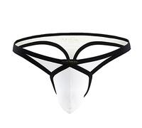 MNSWR Slip Unterwäsche,Tanga Sexy Unterwäsche Männer V-String Unterwäsche Schlüpfer Einfarbig Boxershorts Herren Lang Badehose Slip Bikini Low Rise Bikini G-String