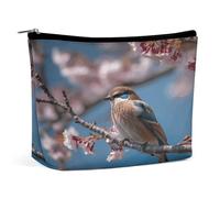 MNVTSKOP A Little Bird Kosmetiktasche, große Kapazität, Reise-Make-up-Tasche, trendig, tragbar, Kulturbeutel für Damen