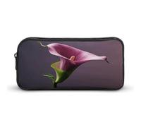 MNVTSKOP Federmäppchen Calla-Lilie, großes Fassungsvermögen, Federmäppchen, Büro-Federmäppchen für Männer und Frauen, Schreibtisch-Organizer