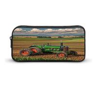 MNVTSKOP Federmäppchen mit Traktor-Farm-Motiv, großes Fassungsvermögen, Büro-Federmäppchen für Männer und Frauen, Schreibtisch-Organizer