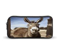 MNVTSKOP Lustiges Esel-Federmäppchen, großes Fassungsvermögen, Federmäppchen, Büro-Federmäppchen für Männer und Frauen, Schreibtisch-Organizer