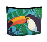 MNVTSKOP Toucan Kosmetiktasche, große Kapazität, Reise-Make-up-Tasche, trendig, tragbar, Kulturbeutel für Damen