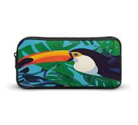 MNVTSKOP Tukan Federmäppchen, großes Fassungsvermögen, Federmäppchen, Büro-Federmäppchen für Männer und Frauen, Schreibtisch-Organizer