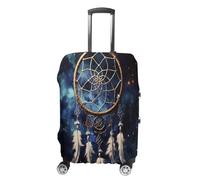 MNVTSKOP White Fantasy Traumfänger Gepäckhüllen Kratzfest Waschbar Kofferabdeckung Polyester Elastisch Reisegepäckschutz für Kofferschutz Abdeckung, weiß, XL