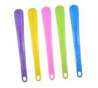 Mobestech 10stücke Teiliges Bunter Kunststoff Schuhanzieher Ergonomische Schuhlifter Für Gelb Lila Grün Blau Und Rosa Für Zuhause Büro Und Reisen Erleichtert Das Anziehen Von Schuhen