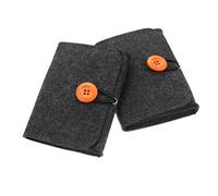 Mobestech 2 Stück Teiliges Filz Essential Oil Aufbewahrungstasche für Flaschen Kompakte Tragbare Aufbewahrungstasche aus Vliesstoff für Ätherische Öle für Reisen und Alltagsorganisation