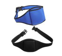 Mobestech 2 Stück Verstellbarer Mikrofon gürtel Fitness taillentasche aus Langlebigem Material Schweißabsorbierend Leicht und Kompakt für Trainer und Sprecher bei Indoor Outdoor Workouts