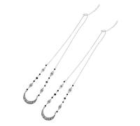 Mobestech 2 Stück Vintage Haarschmuck Verstellbare Mond halskette und Kopfschmuck Damen Boho Stirnkette für Festival Halloween Party Braut Schmuck