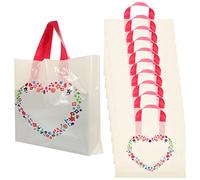 Mobestech 50stücke Bunte Einkaufstaschen Aus Strapazierfähigem Material Wiederverwendbare Tragetaschen Für Und Lebensmittelverpackung Für Outdoor-picknicks Und Alltägliche Einkäufe