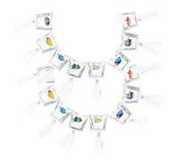 Mobestech Transparenter Fischanhänger aus Kunstharz 16 Stück Selbstgemacht Schmuckzubehör mit Maritimen Motiven Leichter Clownfisch Schlüsselanhänger für Strand und Sommeraccessoires