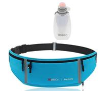 Mobico Laufgürtel Damen und Herren, Hüfttaschen für Running, Running Belt für Schlüssel, Telefon und Geld, Laufgürtel Handy für Fitnesss, Sport, Radfahren, Laufen, Reisen und Outdoor-Aktivitäten
