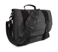 Mobile Edge ECO Laptop Messenger Bag für Damen und Herren, passend für bis zu 14 Zoll Breitbild-PCs, kompatibel mit MacBook Pro 15 Zoll, Reisecomputertasche, Ash, MEUME5