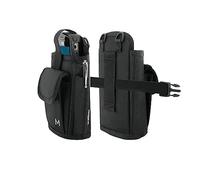 Mobilis Holster Mobile Computer/Scannertasche mit Gürtel und Tasche - Größe M (Max. Gerätegröße 10 x 16 x 3,5 cm), Schwarz