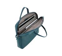 MOBILIS Laptoptasche für 11-14 Zoll (38,9-35,6 cm) Laptops, Schultertasche, PC/Tablet, kompatibel mit MacBook 13 Zoll, Lederoptik, Preußischblau