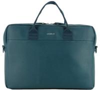 MOBILIS Laptoptasche für 11-14 Zoll (38,9-35,6 cm) Laptops, Schultertasche, PC/Tablet, kompatibel mit MacBook 13 Zoll, Lederoptik, Preußischblau