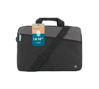 Mobilis TheOne Essential Briefcase Toploading 14-16'' - Black and Grey