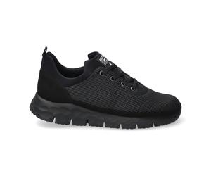 MOBILS Herrenschuhe Sportliche Schnürer BLACK BLACK - Gr. - 8 UK