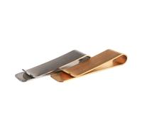 MOBUTOFU 2 Stück Teiliges Geldklammern aus Messing und Edelstahl Langlebige Geldscheinklammer für Männer und Frauen Schlanker Kartenhalter zur Sicheren Organisation von Bargeld und