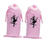 MOBUTOFU 2stücke Tanzsäcke Mit Kordelzug Für Ballettschuhe Schuhtasche Für Tanzschuhe Oder Kleine Gegenstände Ballett-schuhtasche Mit Großem Stauraum Für Training Und Fitness