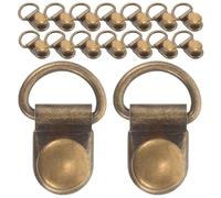 MOBUTOFU 50-teiliges Set Schnürsenkelzubehör: Haken und Schnallen aus Edelstahl für Wanderstiefel - Schnallenverschlüsse für die Schuhreparatur