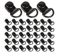 MOBUTOFU 50-teiliges Set Schnürsenkelzubehör: Haken und Schnallen für Wanderstiefel - Schnallenverschlüsse aus Edelstahl für die Schuhreparatur