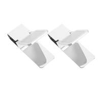 MOBUTOFU Edelstahl Geldklammern 2 Stück Tragbare Geldklammer für Herren Büro und Freizeit Kompaktes Design für Kreditkarten und Bargeld