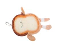 MOBUTOFU Niedliche Cartoon Toast-münzbörse Aus Weichem Plüsch Multifunktionale Geldbörse Für Münzen Kopfhörer Und Kleine Gegenstände Für Reisen Und Alltag