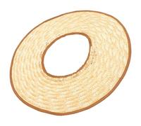 MOBUTOFU Schutzhelm Schirm mit Breiter Krempe aus Weizenstroh Leichter Sonnenhut für Baustelle und Garten Atmungsaktiv und Komfortabel UV Sonnenschutz Zufällige Farbe