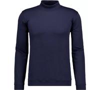 RAGMAN Regular Fit Longsleeve dunkelblau, Einfarbig