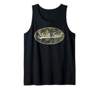 Mock Trial Law Debate Camo Vintage Aesthetic Tank Top