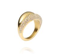 Mockberg - Ring Aus Edelstahl Für Damen 52 Gold