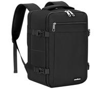 MOCOCITO Handgepäck Rucksack für Ryanair 40x20x25, Untersitz-Kabinentasche, Maximale Größe der Kabinenreisetasche Flugtasche, Gepäck Weekender mit Schultergurt Handtasche Sporttasche-20L(Schwarz)