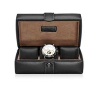 MODALO Gallante Uhrenbox für 3 Uhren - Elegante Uhren Aufbewahrungsbox mit weichem Innenfutter - Stilvolles Design für Damen & Herren (Schwarz)