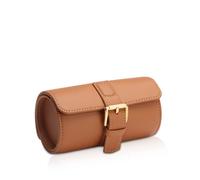MODALO Genius Uhrenrolle für 2 Uhren - Elegantes Reiseetui aus Mikroleder, Kompakte Uhrenbox zur sicheren Aufbewahrung, Hochwertiges Uhrenetui für Reisen & Zuhause (Hellbraun)